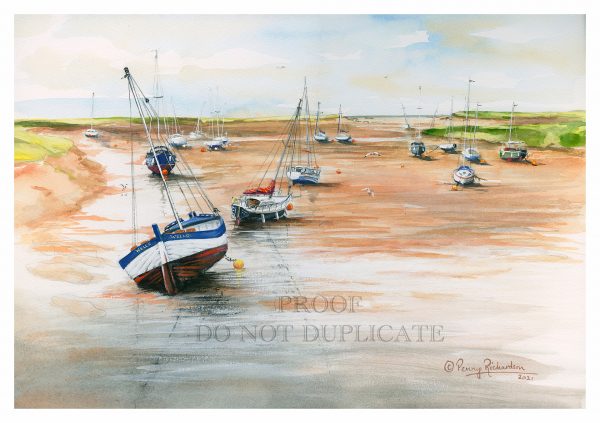 Norfolk Boats Painting