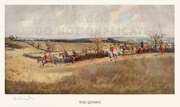 The Quorn Hunting Print